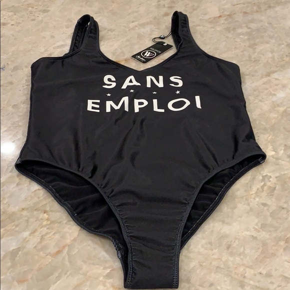 Wildfox Other - NWT WILDFOX Swim SANS EMPLOI 80’s One‎ Piece suit!